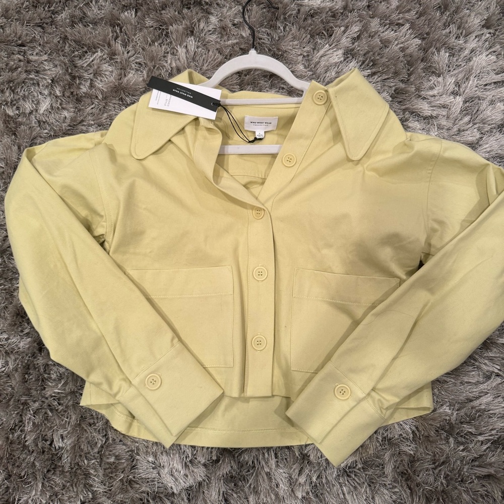 NWT NOAH CROPPED BOXY JACKET